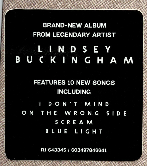 Lindsey Buckingham - Lindsey Buckingham [Black Vinyl] (603497846641)