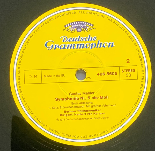 Herbert von Karajan, Berliner Philharmoniker - Mahler: Symphony No.5 [Original Source Series] (486 5604)