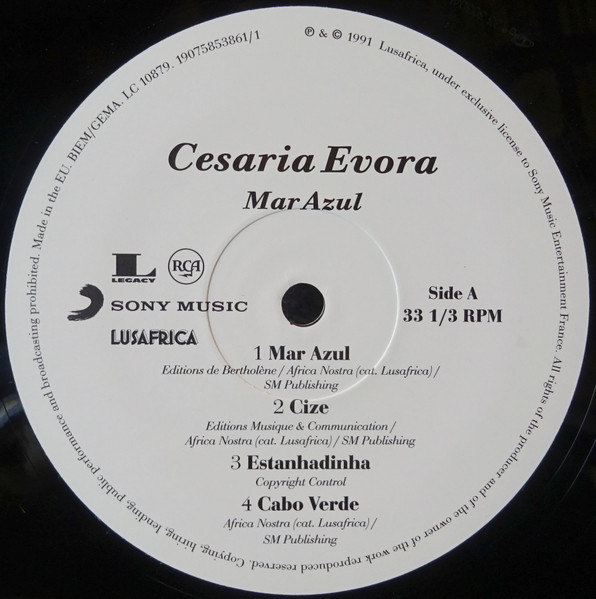 Cesaria Evora - Mar Azul (0190758538617)