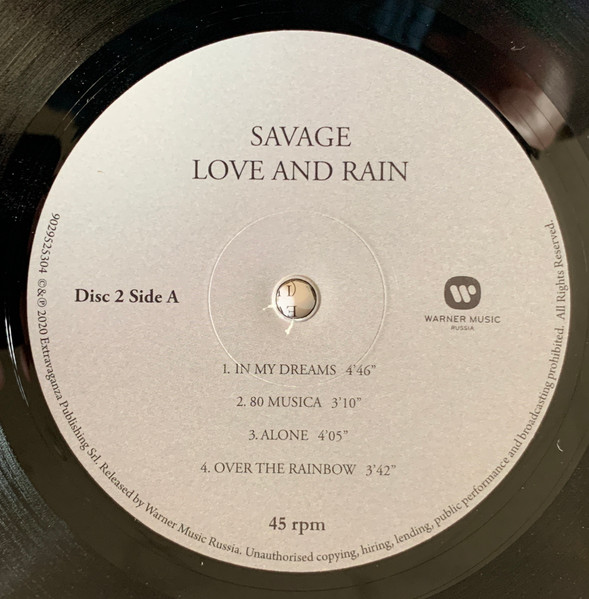 Savage - Love And Rain (9029525304)