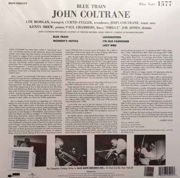 John Coltrane - Blue Train [Green Vinyl] (0602537714100)