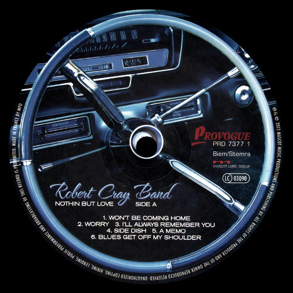 Robert Cray Band - Nothin But Love (PRD 7377 1)