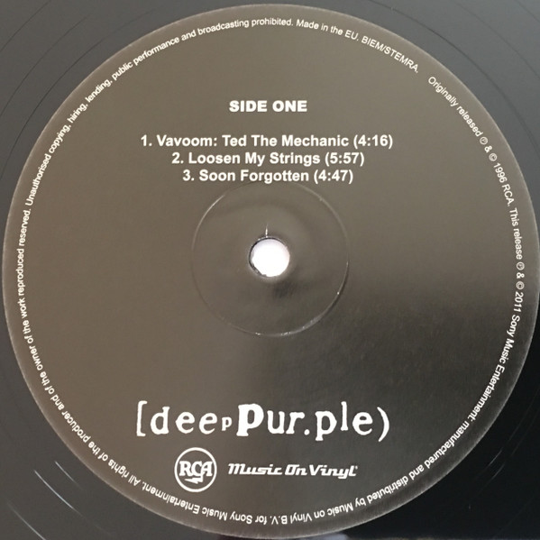 Deep Purple - Purpendicular (MOVLP361)