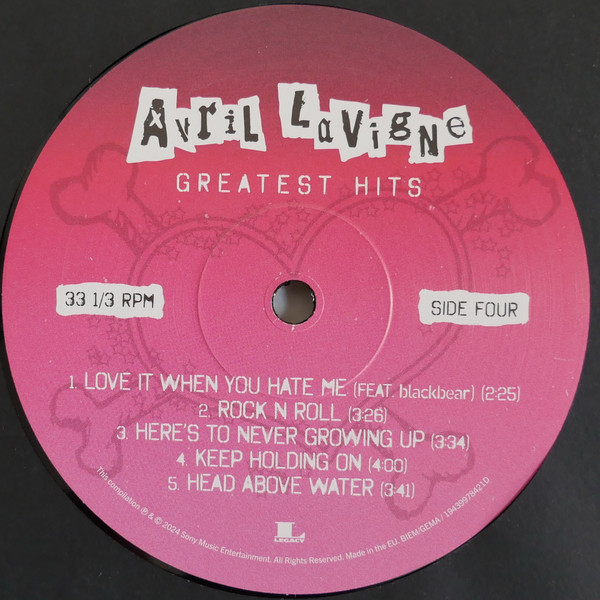 Avril Lavigne - Greatest Hits [Black Vinyl] (194399784211)