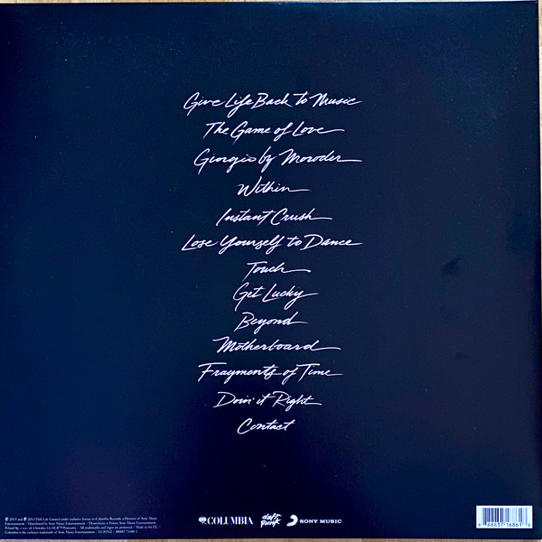 Daft Punk - Random Access Memories (888837168618)