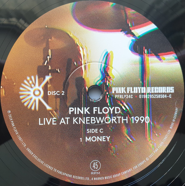Pink Floyd - Live At Knebworth 1990 (PFRLP34)