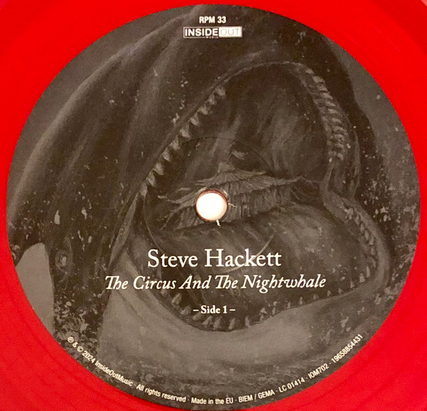 Steve Hackett - The Circus And The Nightwhale [Red Transparent Vinyl] (196588615313)