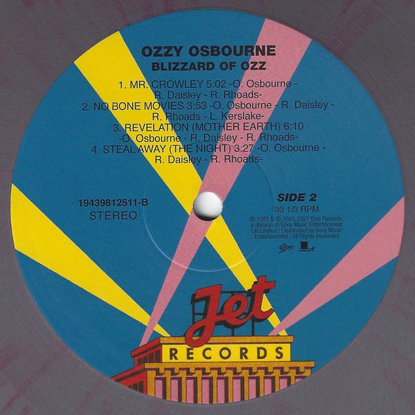 Ozzy Osbourne - Blizzard Of Ozz [Silver Vinyl] (19439812511)