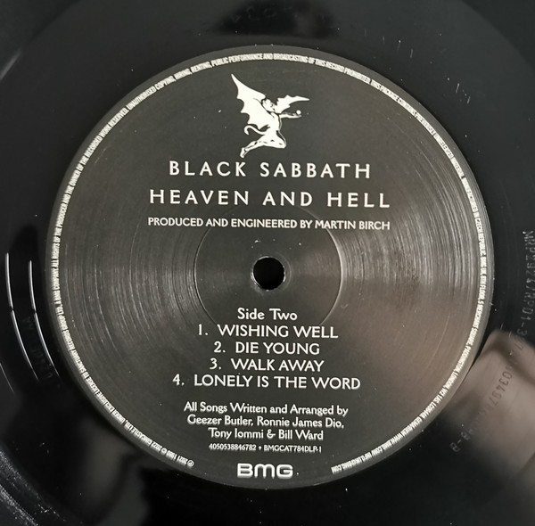 Black Sabbath - Heaven And Hell (BMGCAT784DLP)