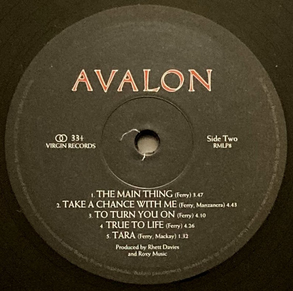 Roxy Music - Avalon (RMLP8)