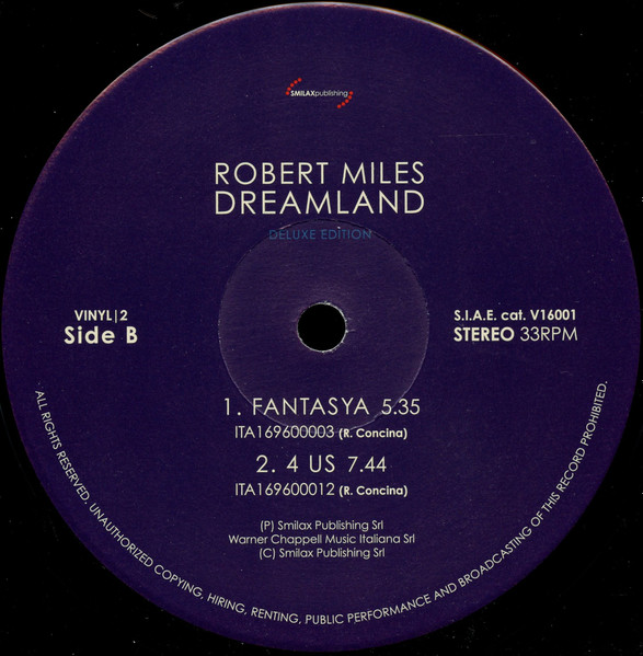 Robert Miles - Dreamland [Deluxe Limited Edition] (V16001)