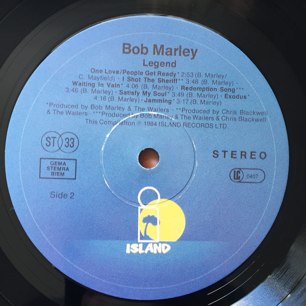 Bob Marley and The Wailers - Legend (0 600753 030523)
