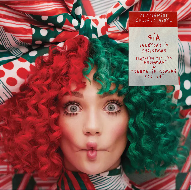 Sia - Everyday Is Christmas [White, Green, Pink Splattered Vinyl] (075678604140)
