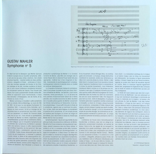 Herbert von Karajan, Berliner Philharmoniker - Mahler: Symphony No.5 [Original Source Series] (486 5604)