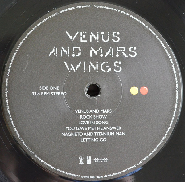 Paul McCartney & Wings - Venus And Mars (HRM-35653-01)