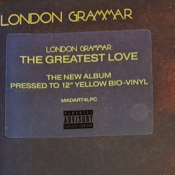 London Grammar - The Greatest Love [Yellow BIO-Vinyl] (196588792311)
