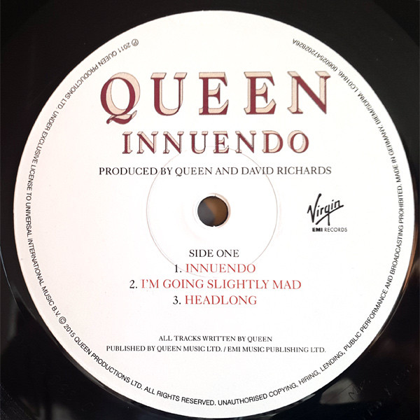Queen - Innuendo (00602547202819) [EU]