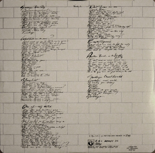 Pink Floyd - The Wall (5099902988313) [EU]