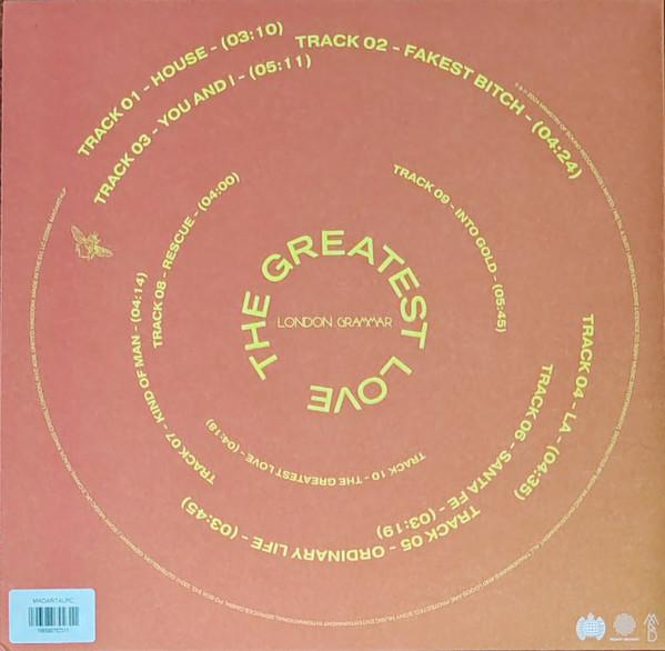 London Grammar - The Greatest Love [Yellow BIO-Vinyl] (196588792311)