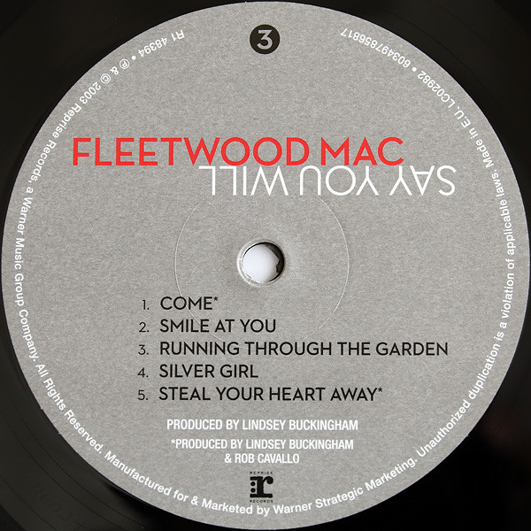 Fleetwood Mac - Say You Will (603497856817)
