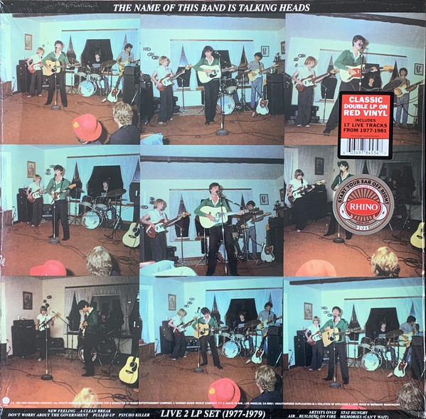 Talking Heads - The Name Of This Band Is Talking Heads [Red Vinyl] (RCV5 3590)