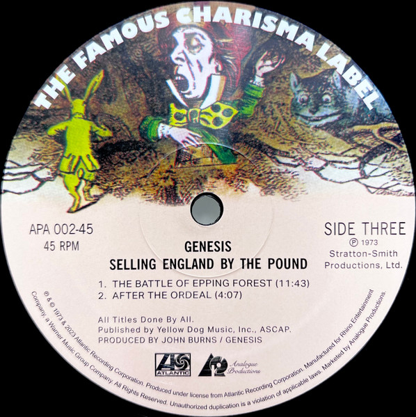 Genesis - Selling England By The Pound (0753088750274)