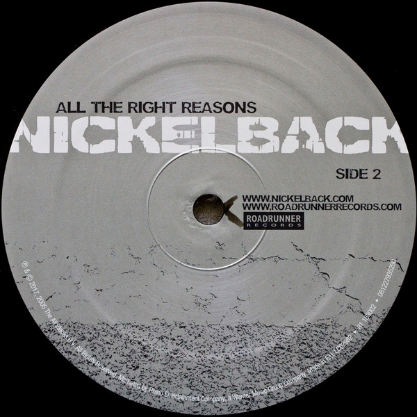 Nickelback - All The Right Reasons (081227935092)