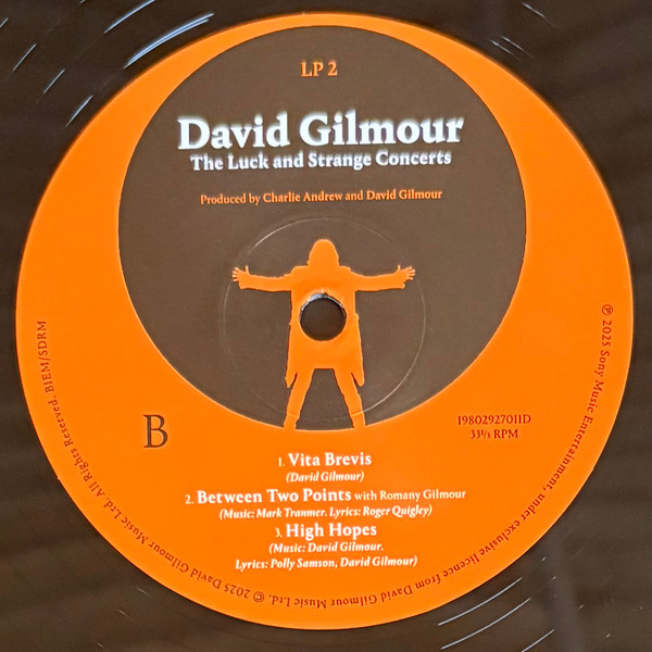 David Gilmour - The Luck And Strange Concerts (198029270112)