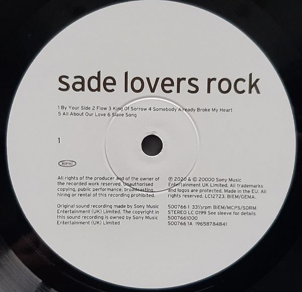 Sade - Lovers Rock (196587848415)