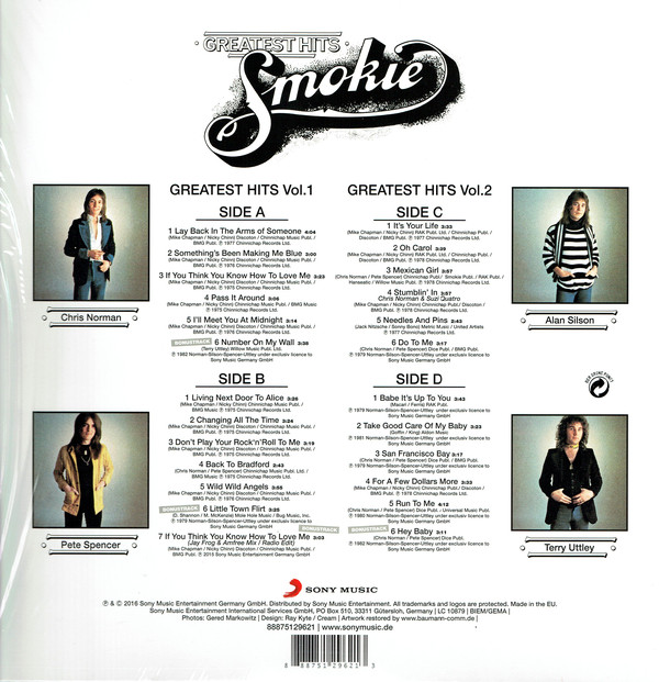 Smokie - Greatest Hits Vol.1 & Vol.2 [White Vinyl] (8875129621)