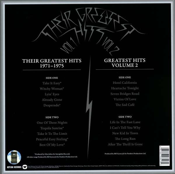 Eagles - Their Greatest Hits Volumes 1 & 2 (081227934132)