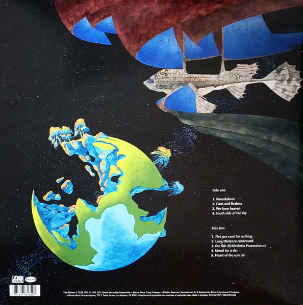 Yes - Fragile [Green Vinyl] [Steven Wilson Stereo Remix] (0081227813505)
