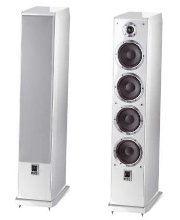 HECO Ascada 600 Tower piano white SET