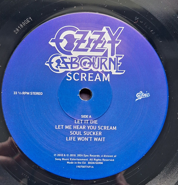 Ozzy Osbourne - Scream (0190758774916)