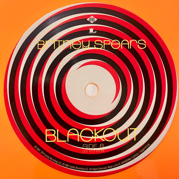 Britney Spears - Blackout [Orange Vinyl] (19658779151)
