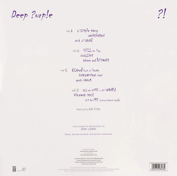 Deep Purple - Now What?! (0208578ERE)
