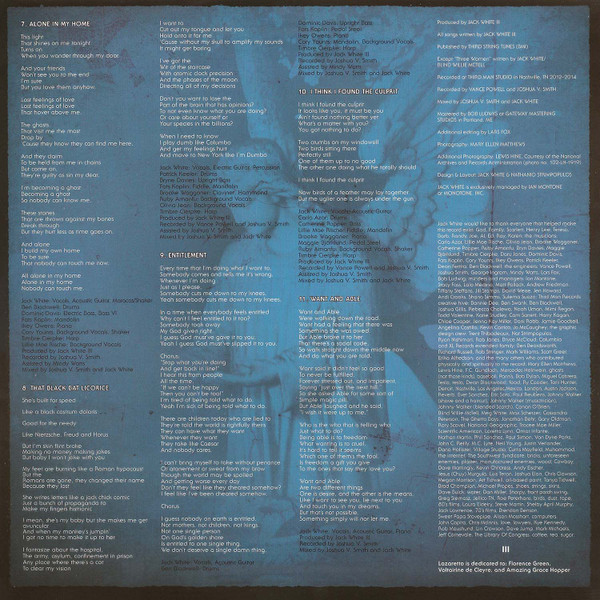 Jack White - Lazaretto (TMR-271)