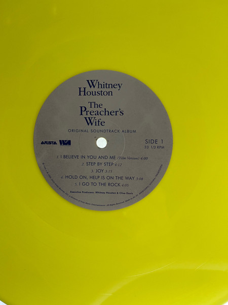 Whitney Houston - The Preacher's Wife [Opaque Yellow Vinyl] (196585714701)
