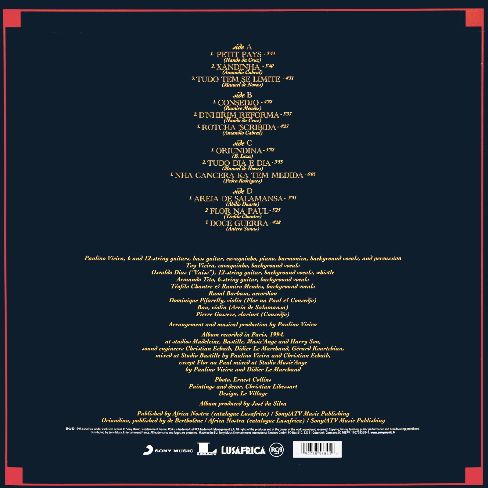 Cesaria Evora - Cesaria (0190758538419)