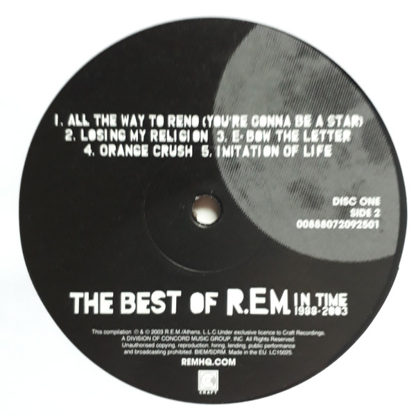 R.E.M. - In Time: The Best Of R.E.M. 1988-2003 (00888072084827)