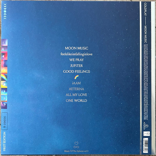 Coldplay - Moon Music [Blue Translucent Vinyl] (5021732278906)