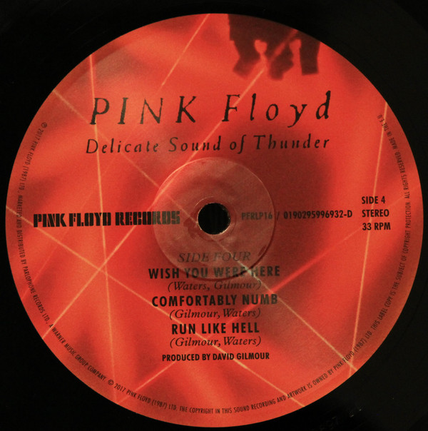Pink Floyd - Delicate Sound Of Thunder (PFRLP16)