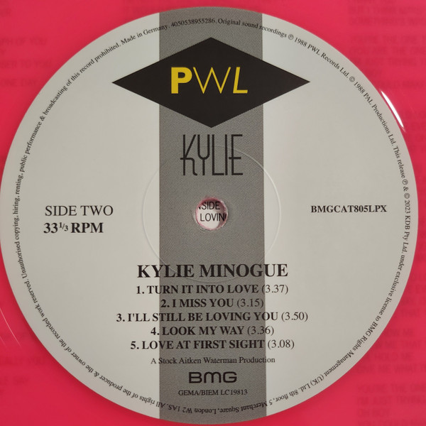 Kylie Minogue - Kylie [Neon Pink Vinyl] (BMGCAT805LPX)
