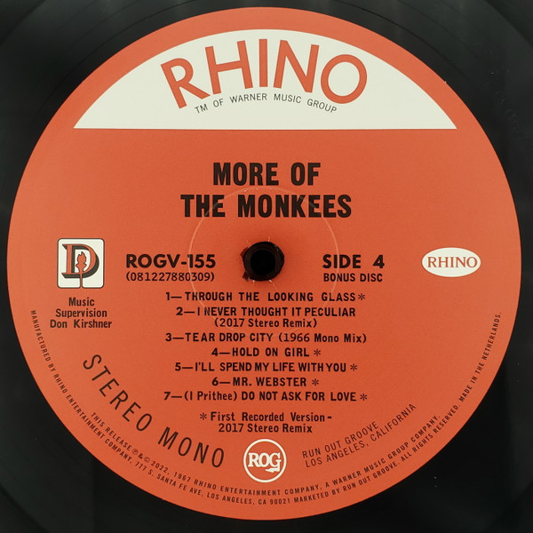 The Monkees - More Of The Monkees (0 81227 88030 9)