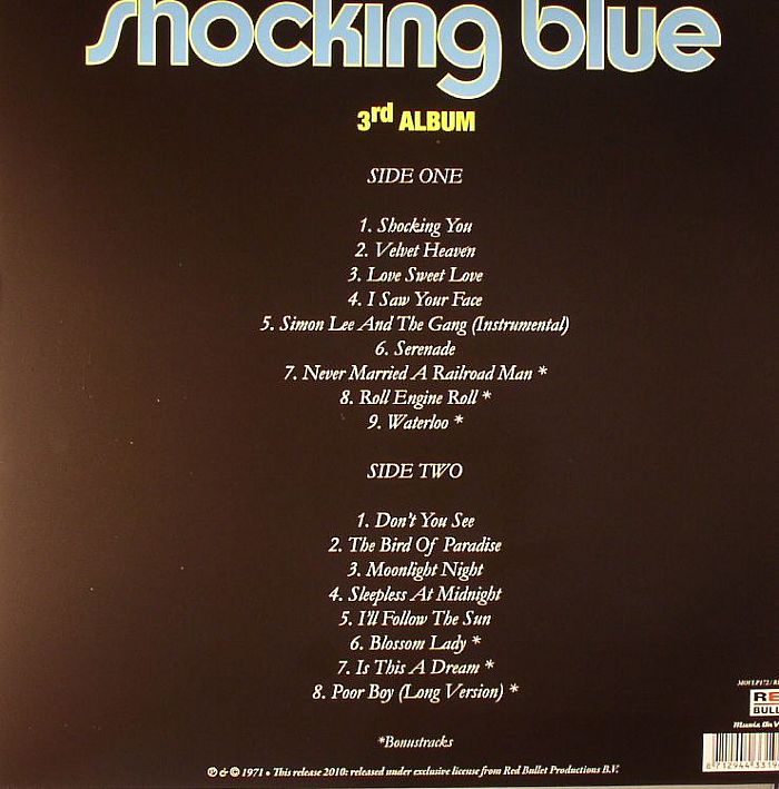 Shocking Blue - 3rd Album (MOVLP172)
