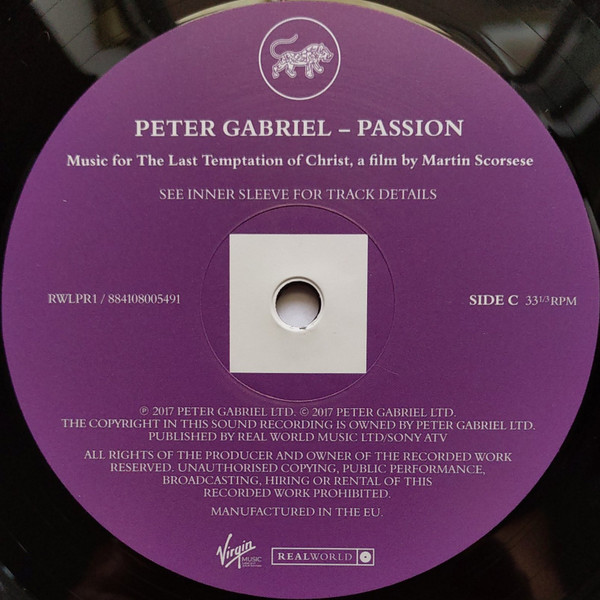 Peter Gabriel - Passion (RWLPR1)