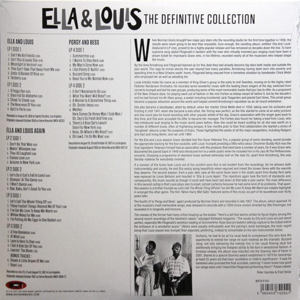 Ella and Louis - The Definitive Collection (NOT4LP255)