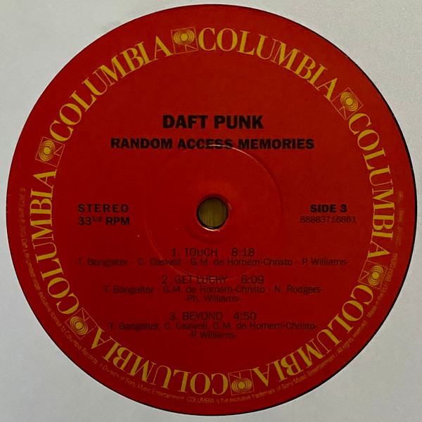 Daft Punk - Random Access Memories (888837168618)