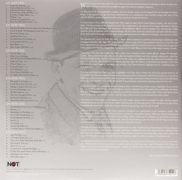Frank Sinatra - The Platinum Collection [White Vinyl] (NOT3LP211)