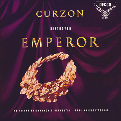 Beethoven: "Emperor" Concerto. Clifford Curzon with Vienna Philharmonic Orchestra. Concerto No.5, Op.73 (SXL 2002)
